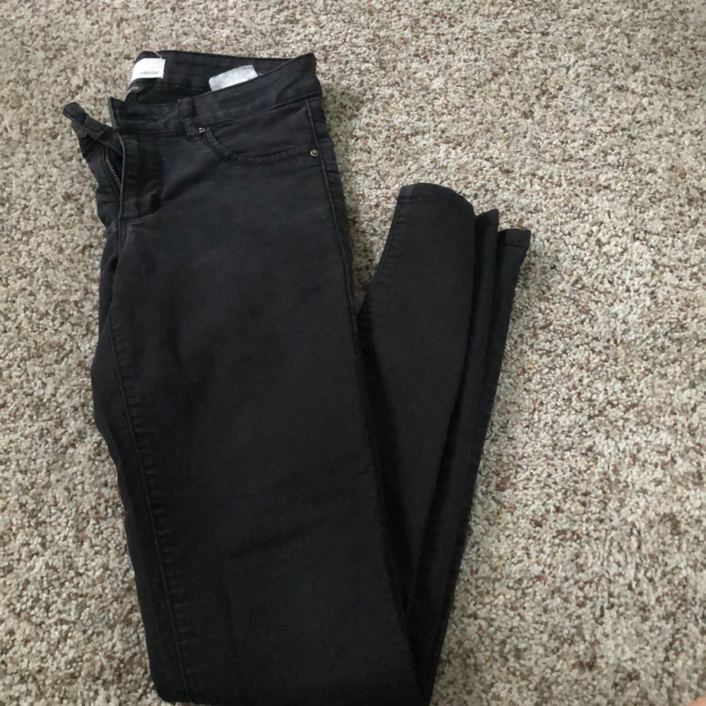 Black jeggings